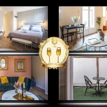 Champagne En Terrasse - Elegant Et Discret Apartment Troyes
